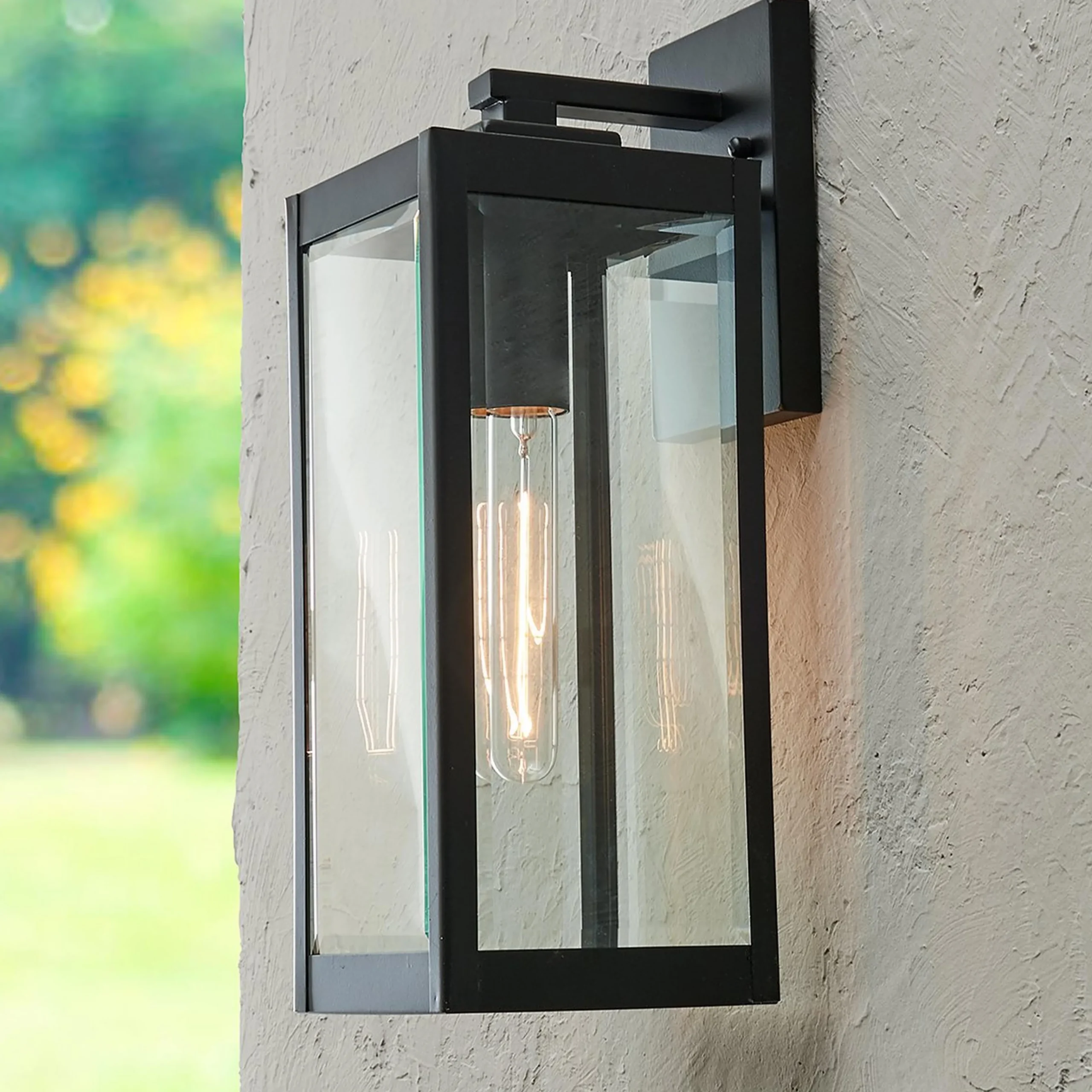 Maddox Beveled Outdoor Sconce - Large