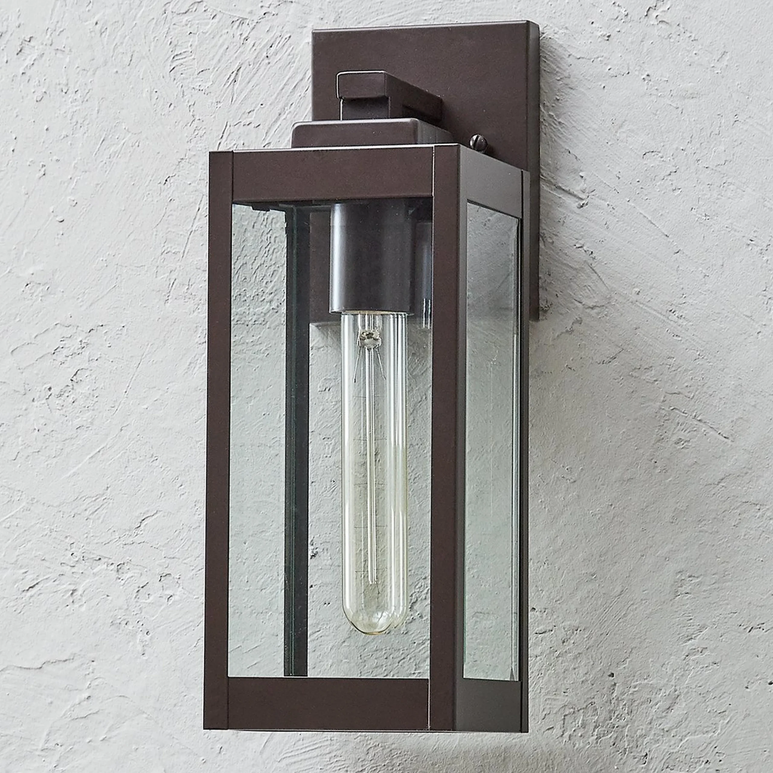 Maddox Beveled Outdoor Sconce - Small