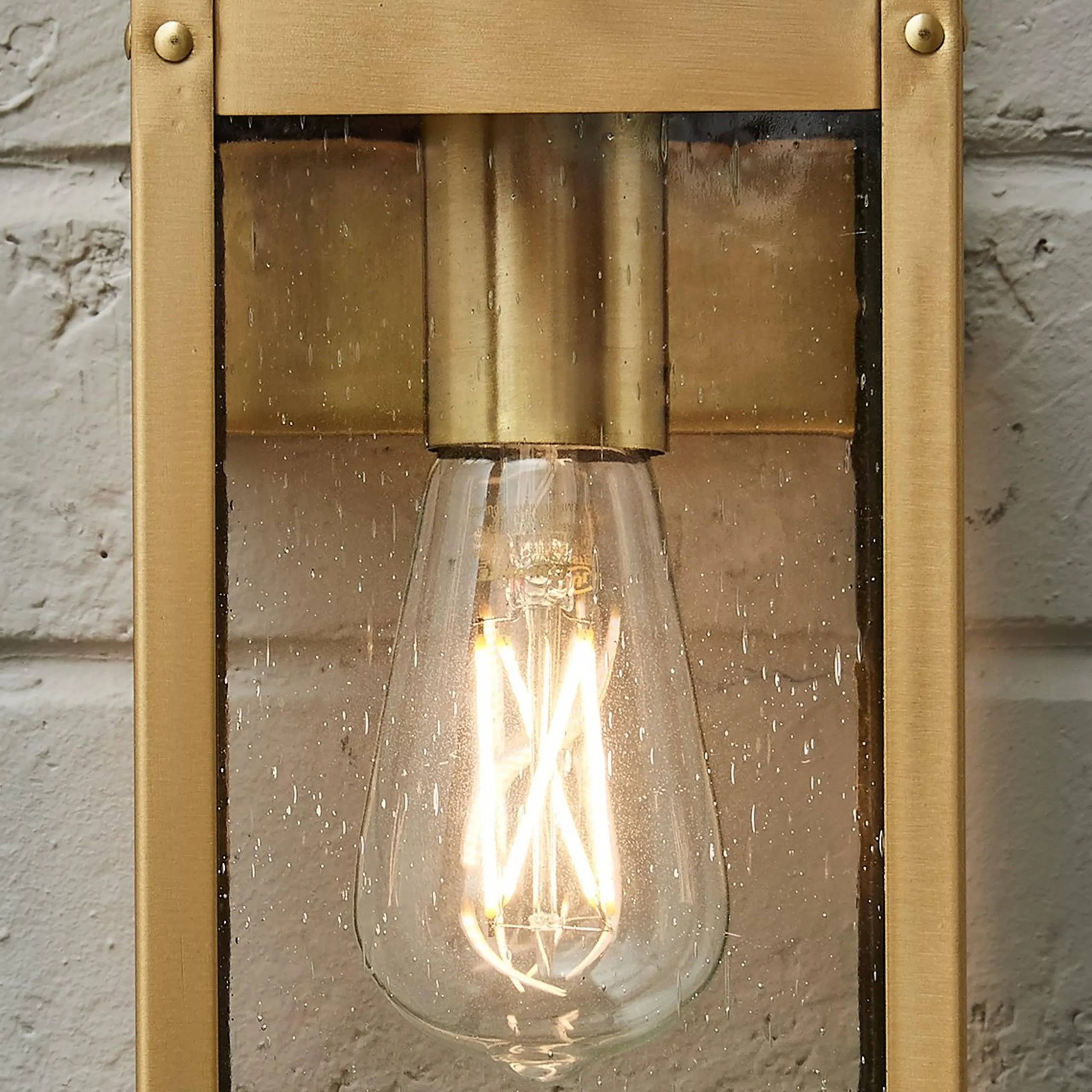 Maddox Seeded Outdoor Sconce - Small