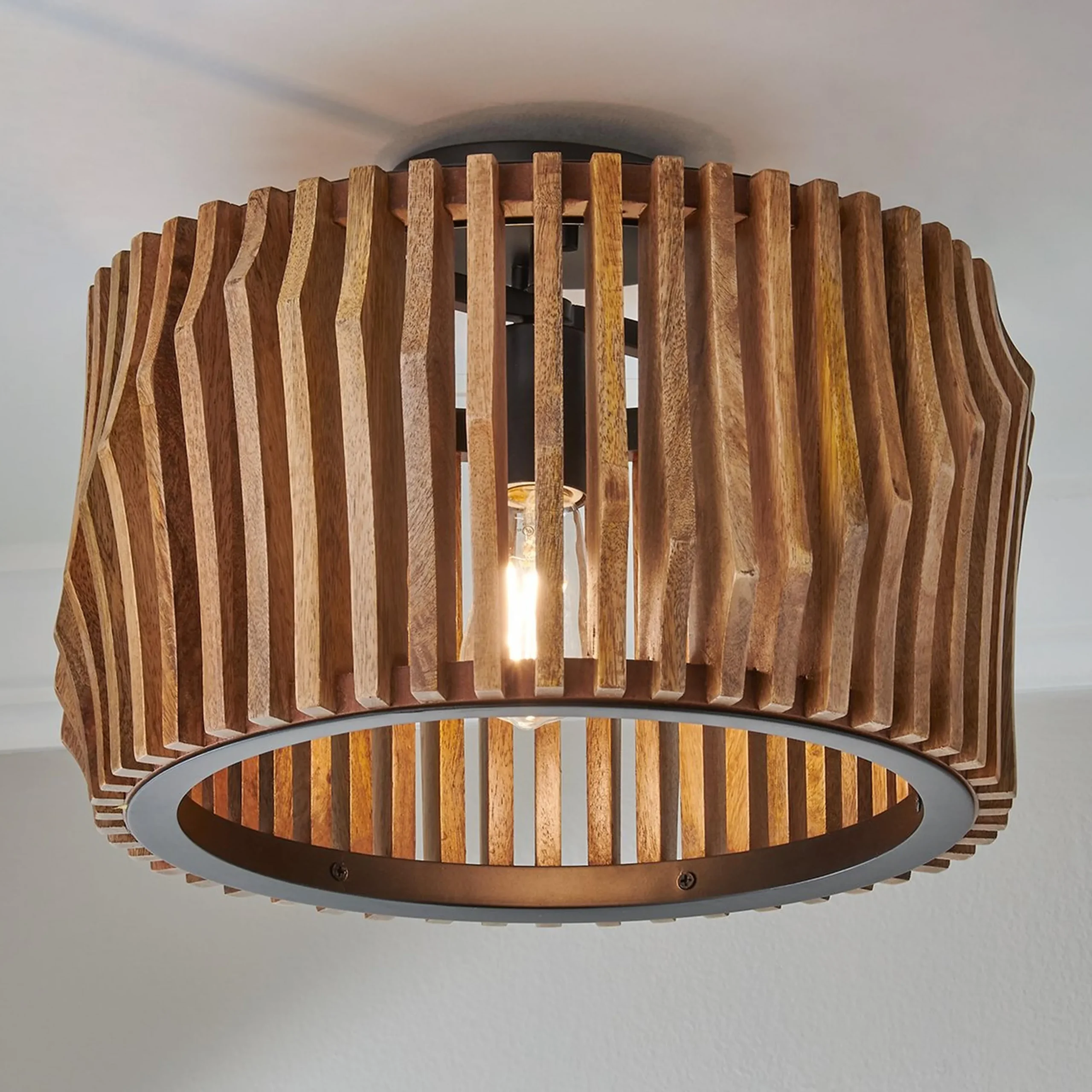 Maela Drum Convertible Semi-Flush Ceiling Light