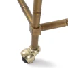 Mahajanga Rolling Side Table