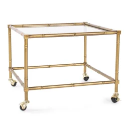 Mahajanga Rolling Side Table