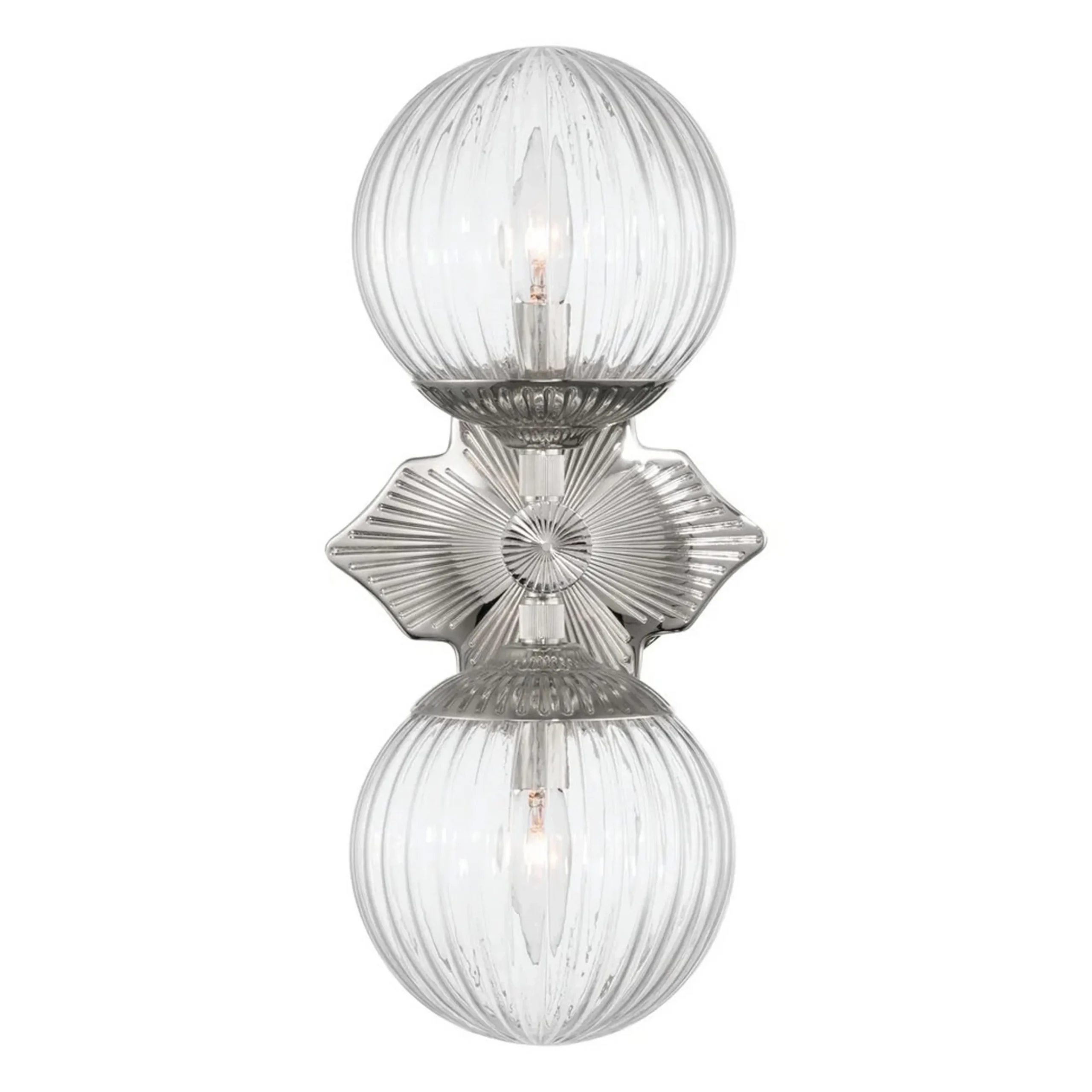 Manet Clear Bath Sconce - 2 Light
