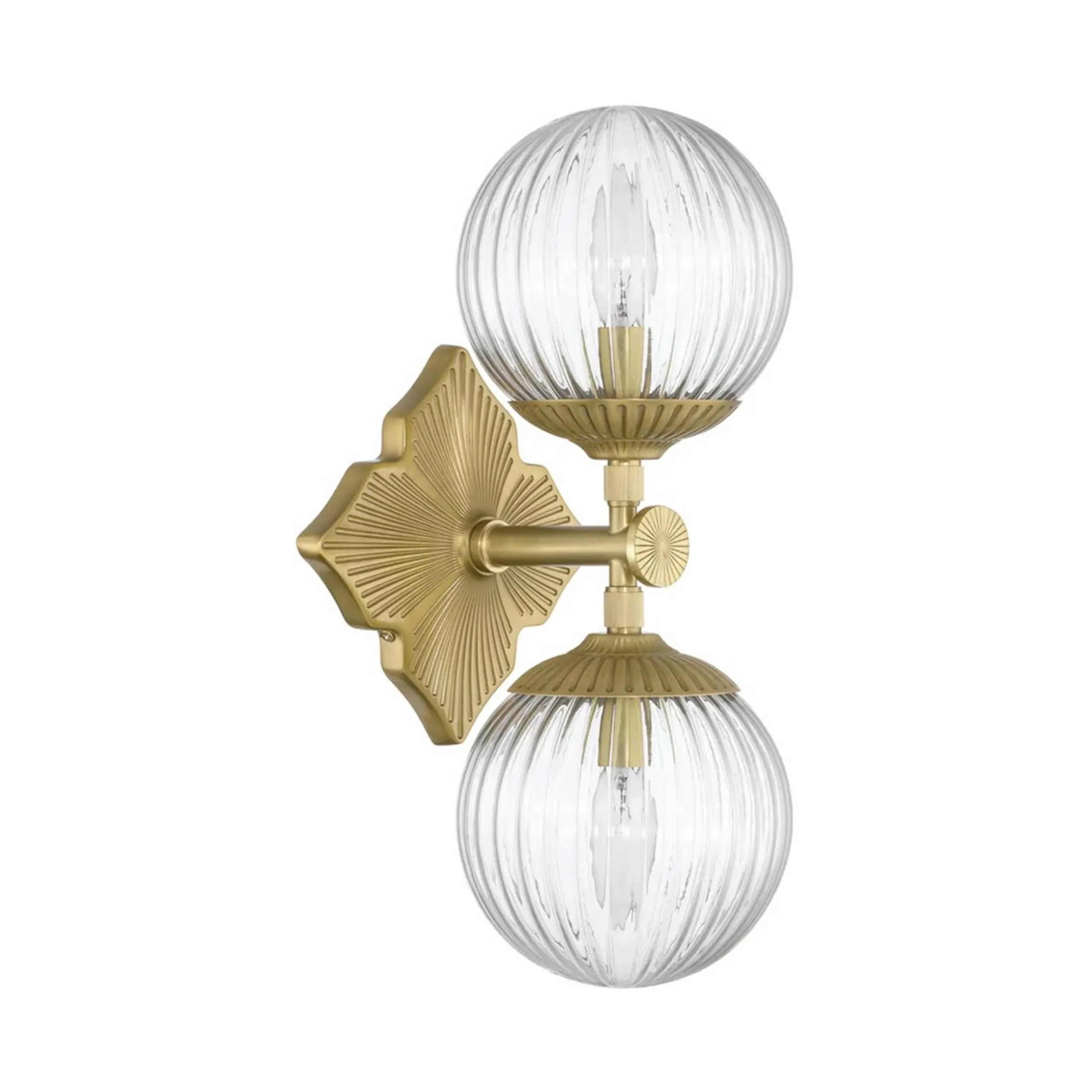 Manet Clear Bath Sconce - 2 Light
