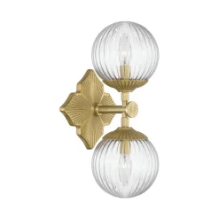 Manet Clear Bath Sconce - 2 Light