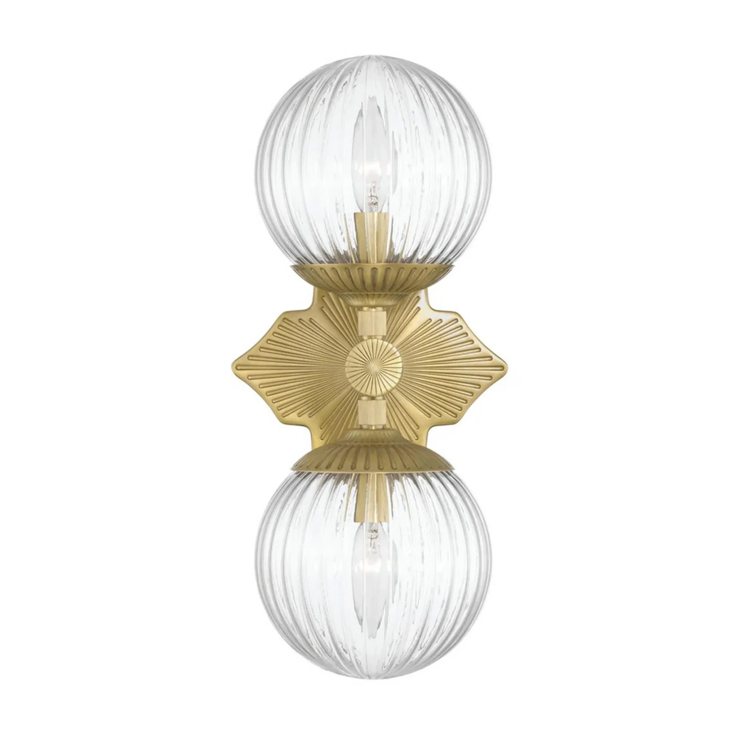 Manet Clear Bath Sconce - 2 Light