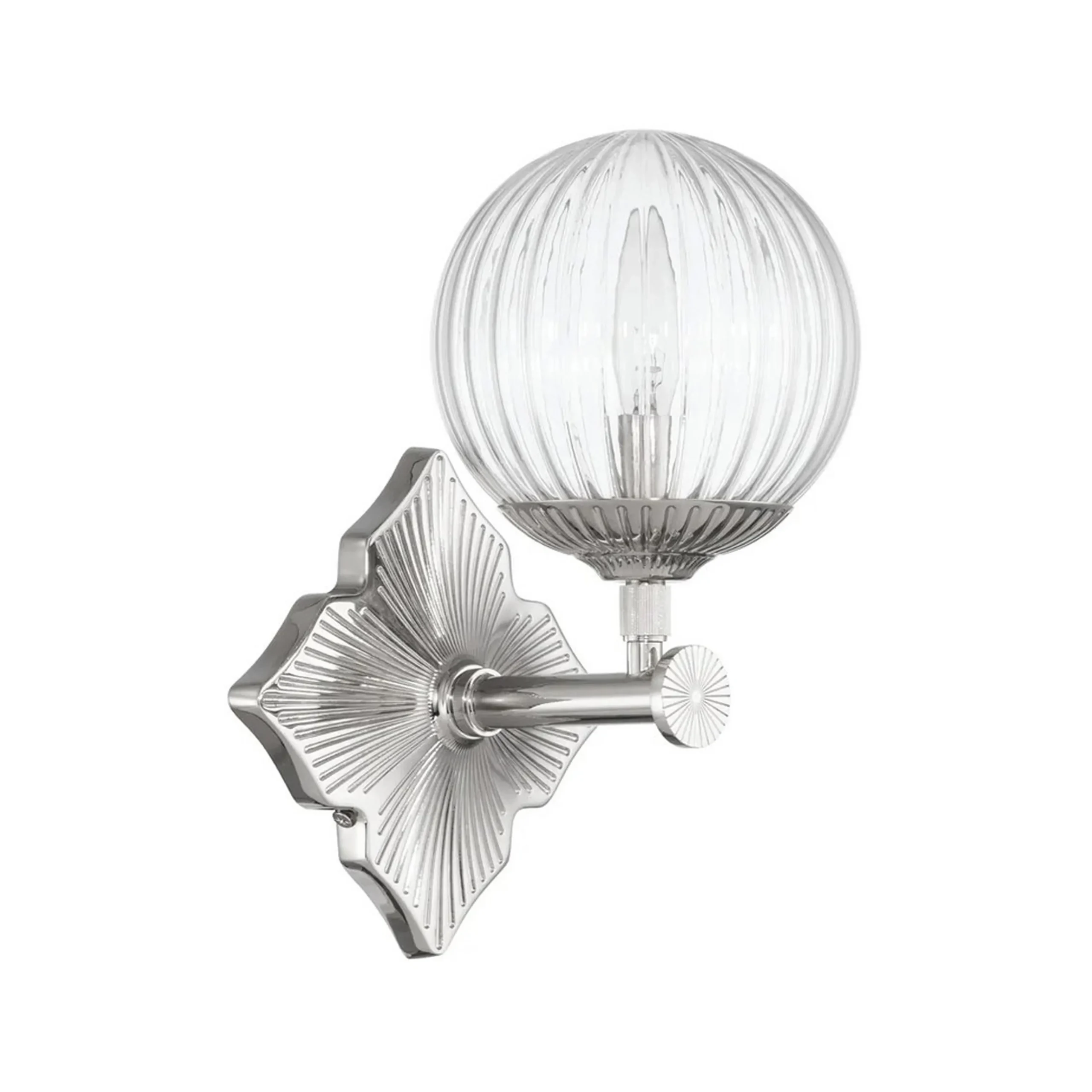 Manet Clear Bath Sconce - 1 Light