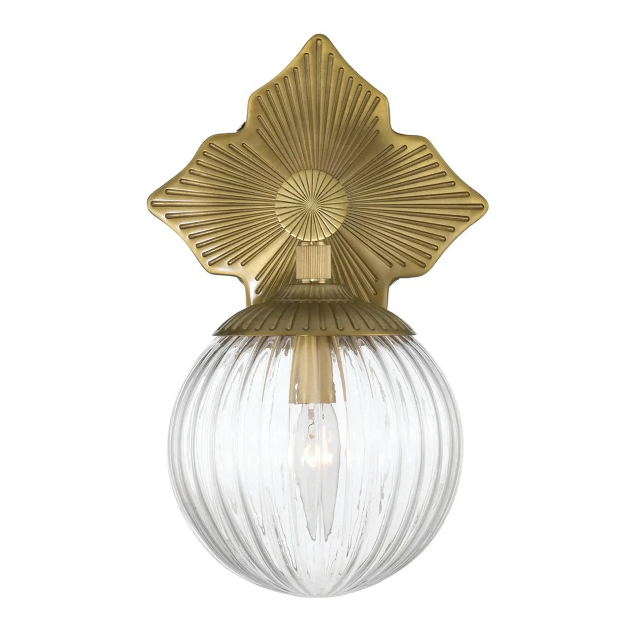 Manet Clear Bath Sconce - 1 Light