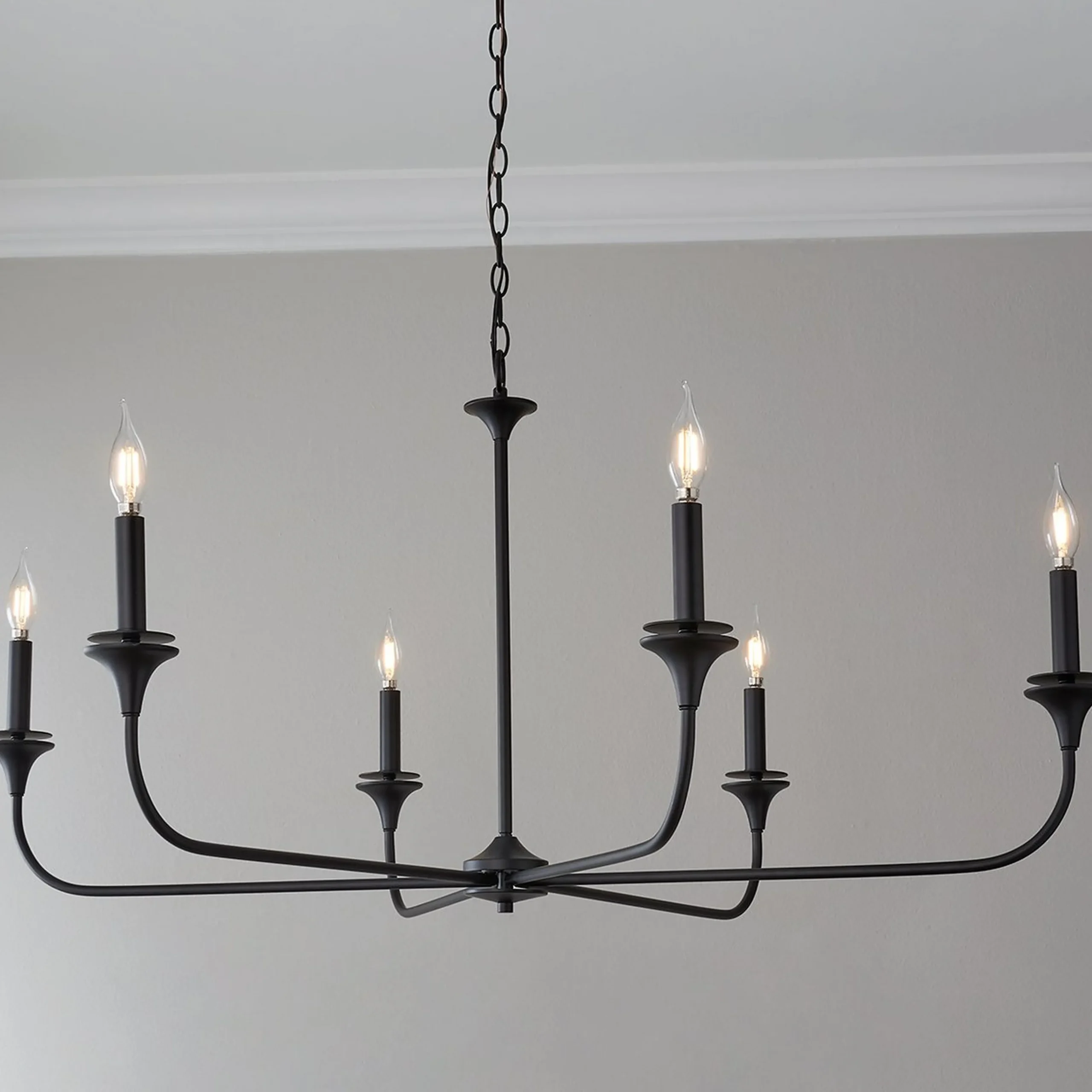 Mayhue Chandelier - 6 Light