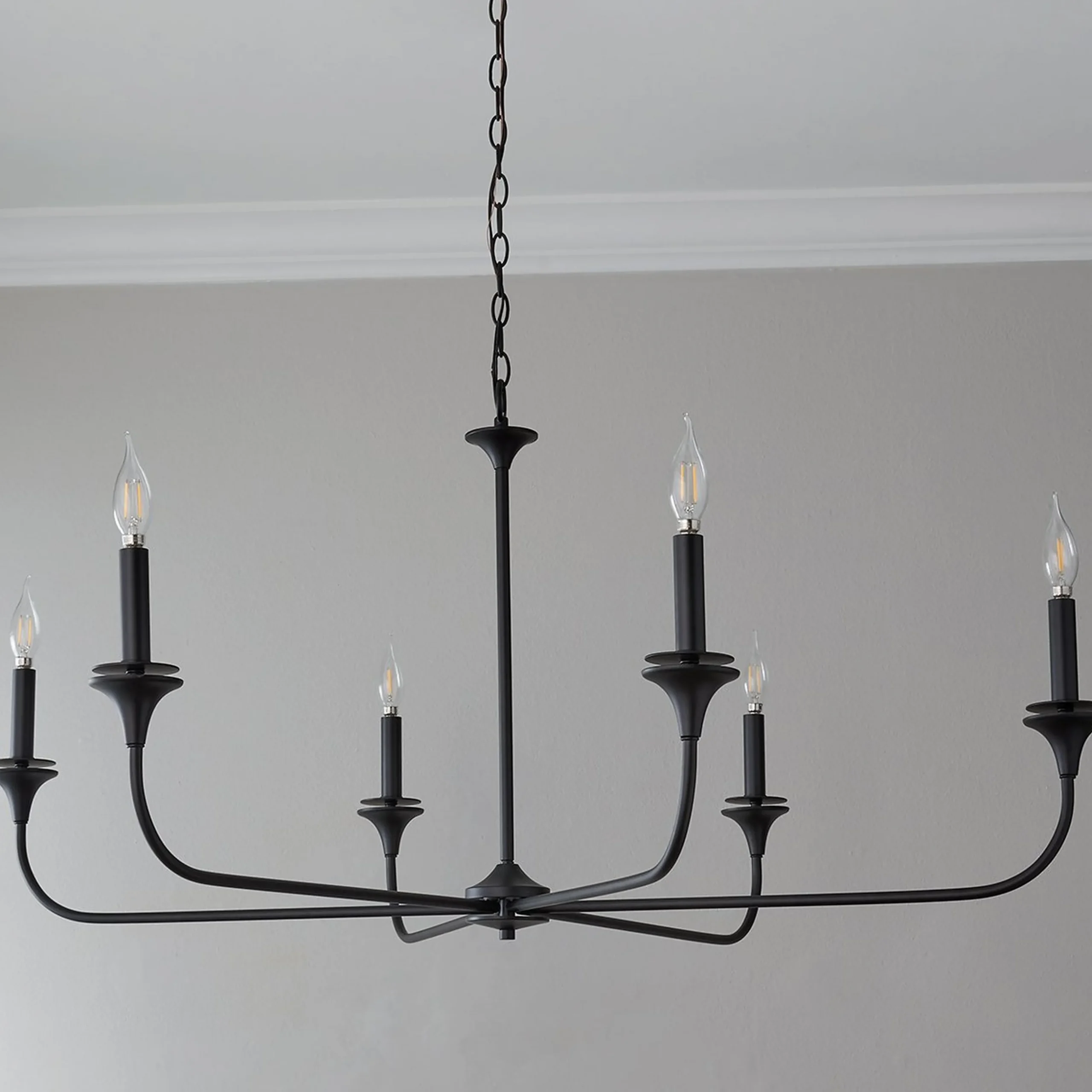 Mayhue Chandelier - 6 Light
