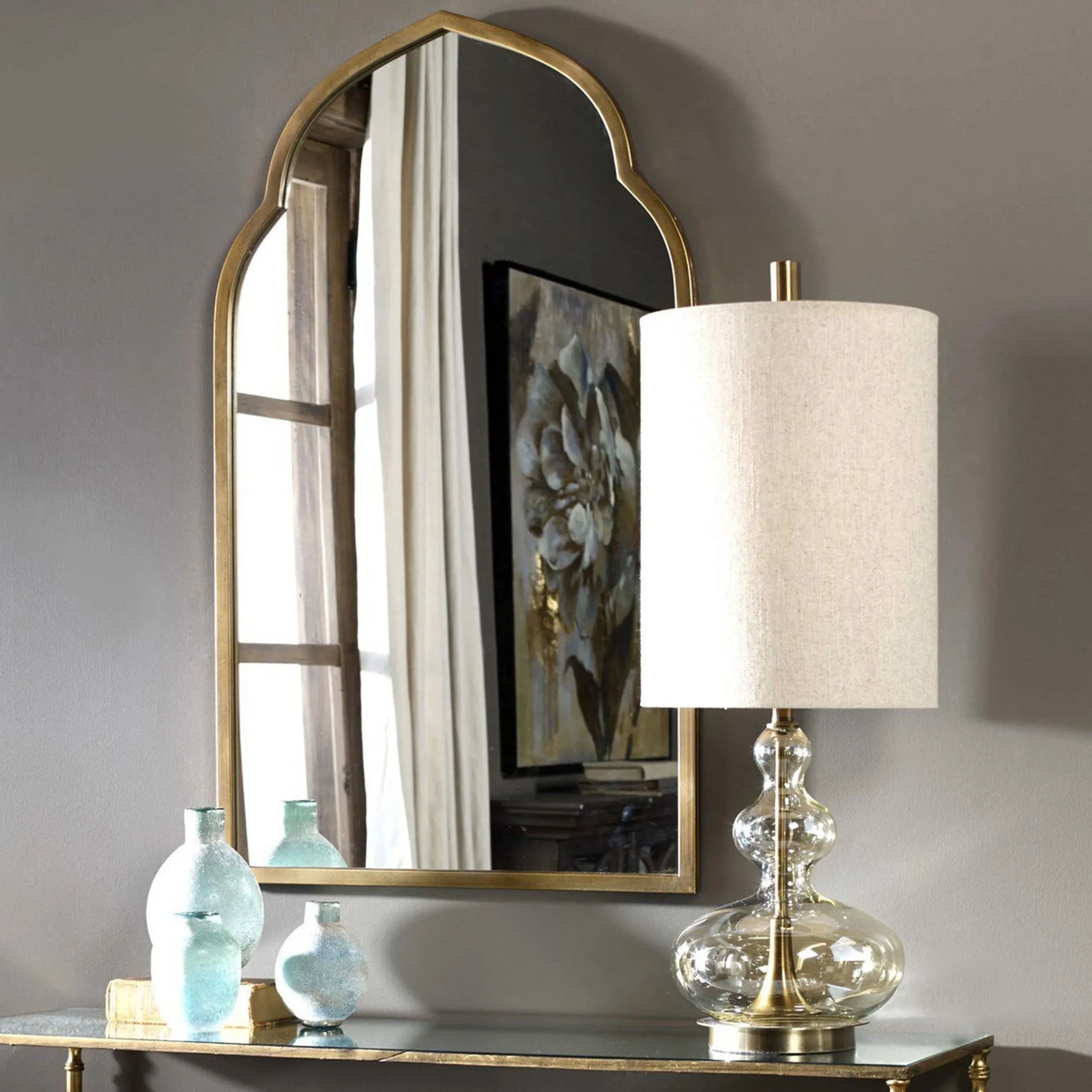 Melted Curves Buffet Lamp