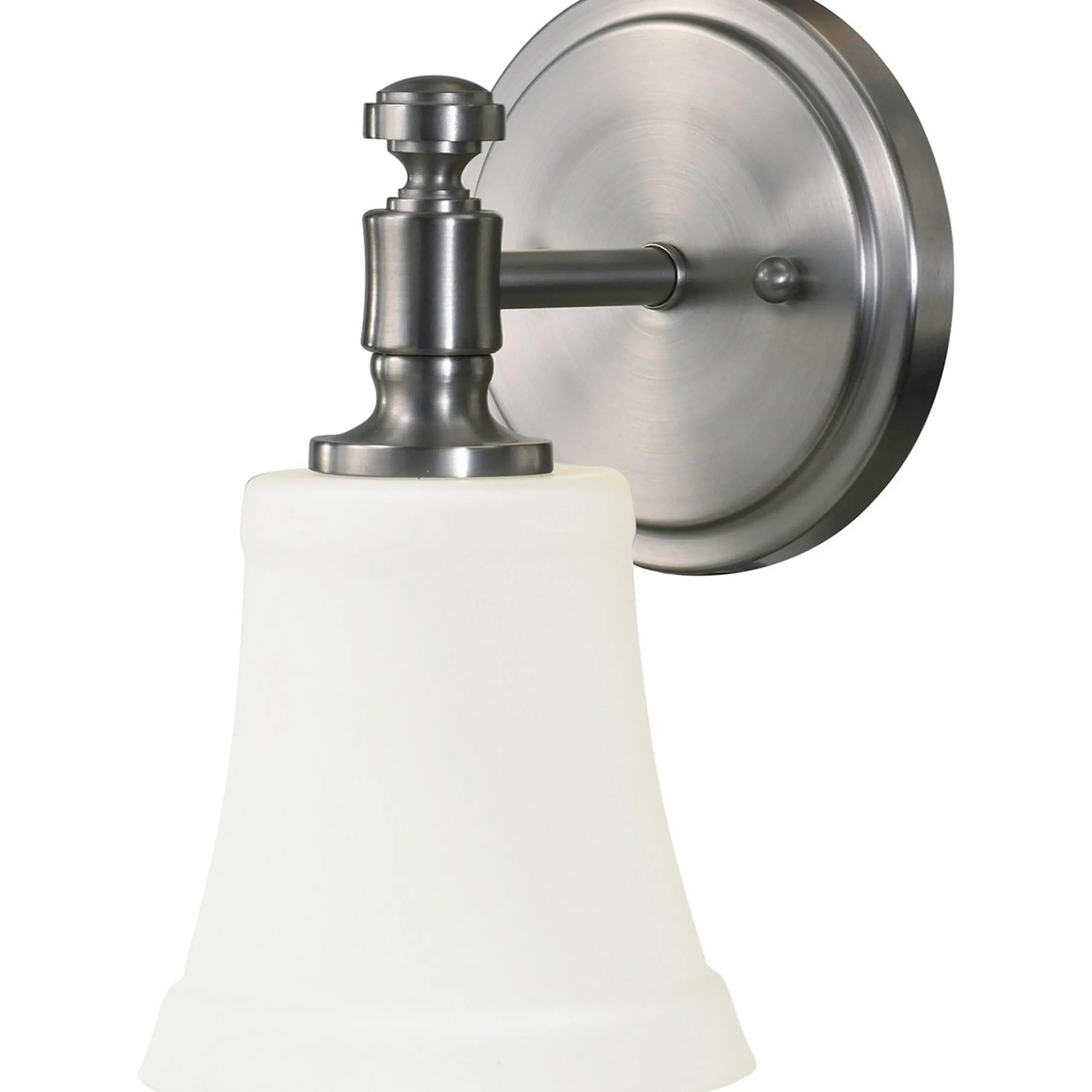 Mercer White Glass Bath Sconce