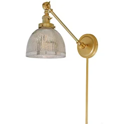 Mercury Glass Dome Swivel Swing Arm