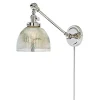 Mercury Glass Dome Swivel Swing Arm