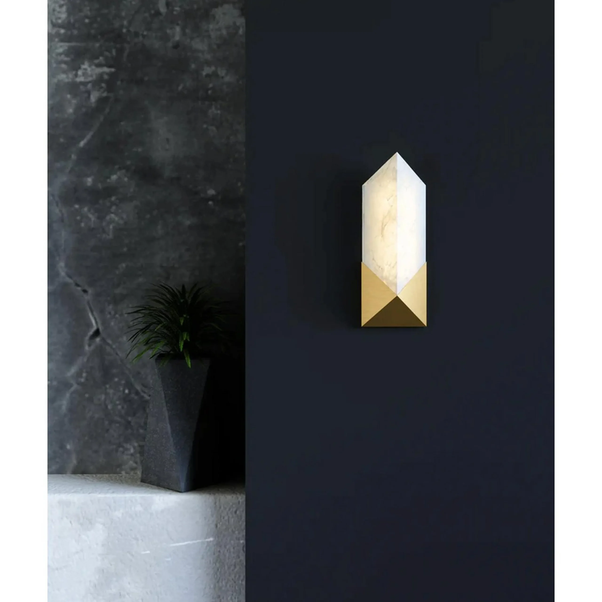 Merx Alabaster LED Bath Sconce