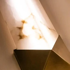Merx Alabaster LED Bath Sconce