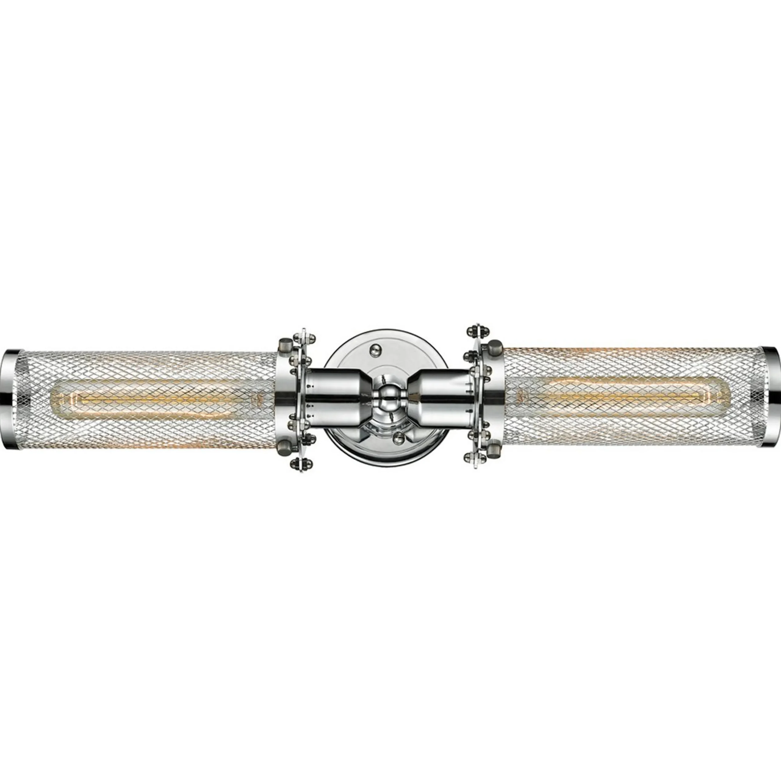 Mesh Double Cylinder Sconce