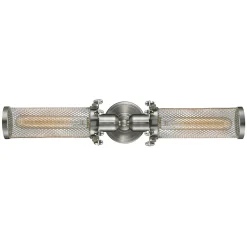 Mesh Double Cylinder Sconce
