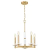 Mestra Alabaster Chandelier - 5 Light