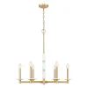 Mestra Alabaster Chandelier - 6 Light