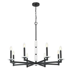 Mestra Alabaster Chandelier - 8 Light