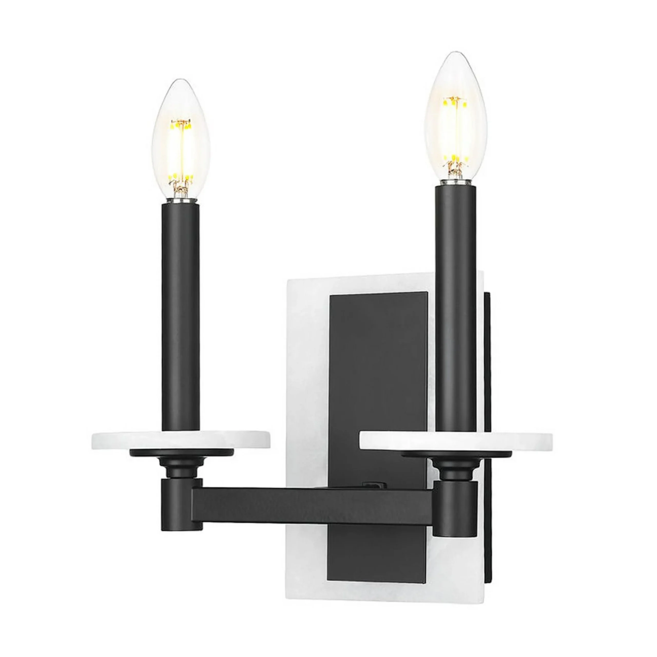 Mestra Alabaster Double Bath Sconce