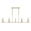 Mestra Alabaster Island Chandelier - 10 Light