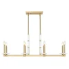 Mestra Alabaster Island Chandelier - 8 Light
