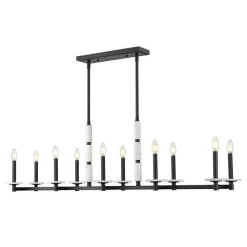 Mestra Alabaster Island Chandelier - 10 Light