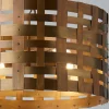 Metal Basketweave Pendant