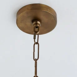 Metal Basketweave Pendant