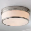 Metallic Banded Drum Ceiling Light - 3 Light