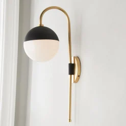 Mid-Century Globe Adjustable Swing Arm