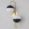 Mid-Century Globe Adjustable Double Swing Arm