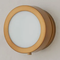 Midcentury Glow Lens Sconce