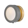 Midcentury Glow Lens Sconce