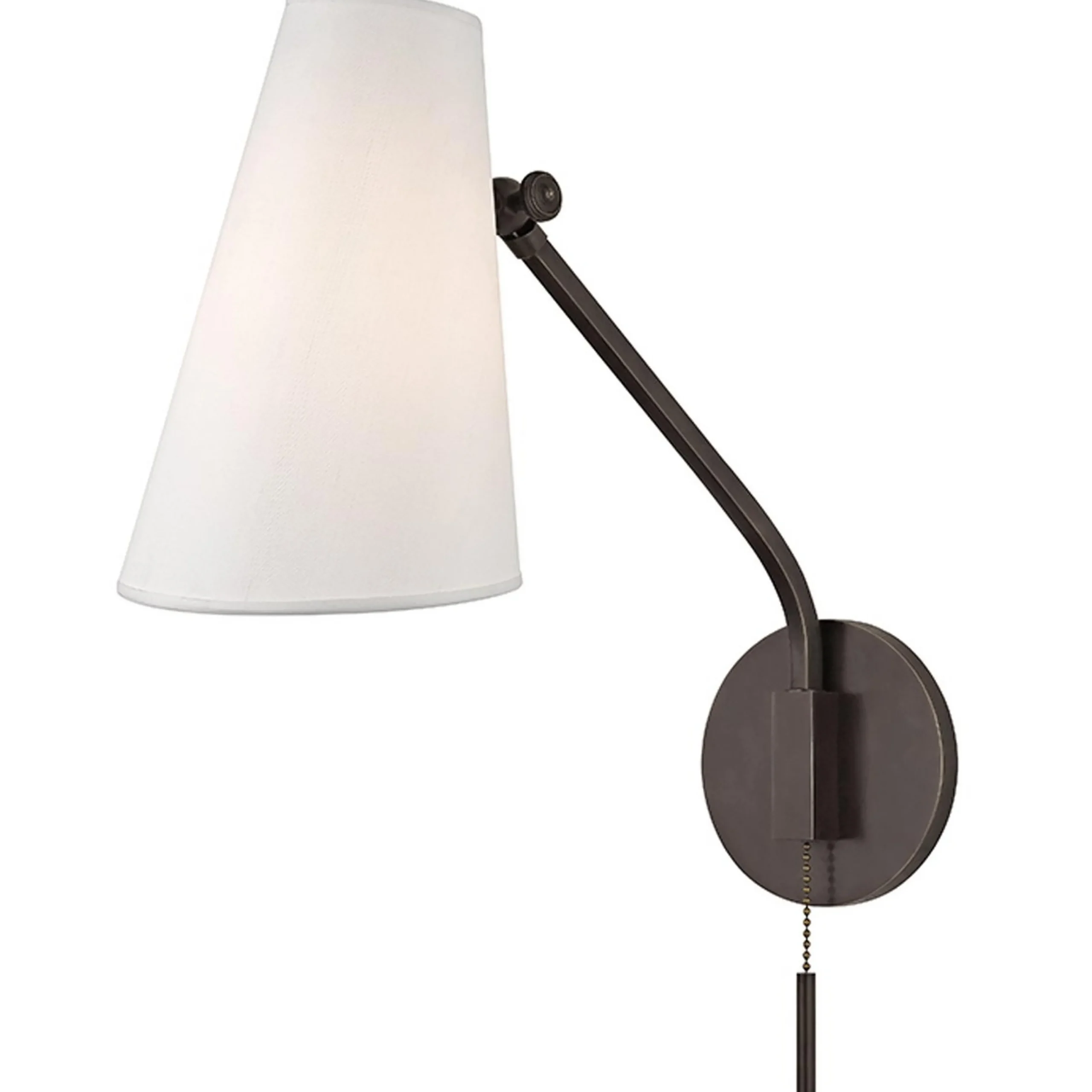 Mid-Century Modern Cone Shade Swing Arm