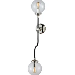 Mid-Century Parlor Double Sconce
