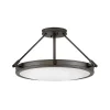 Mid-Century Retro Semi-Flush Ceiling Light - 4 Light
