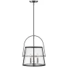 Mid-Century Seeded Glass Lantern