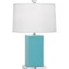 Minimal Ceramic Column Table Lamp - Small