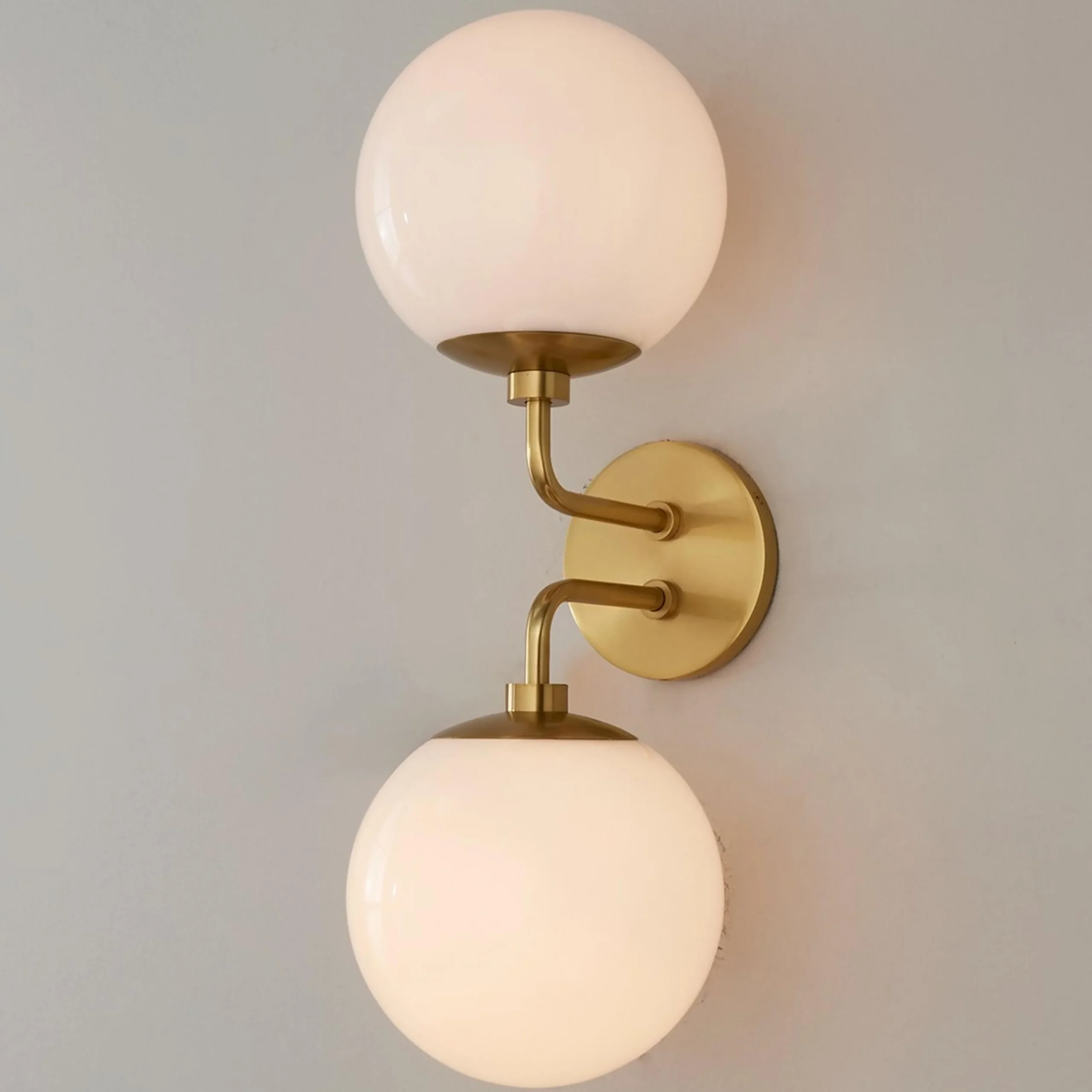 Minimalist Globe Sconce - 2 Light
