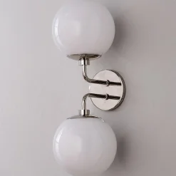 Minimalist Globe Sconce - 2 Light