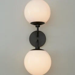 Minimalist Globe Sconce - 2 Light
