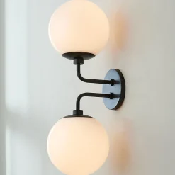 Minimalist Globe Sconce - 2 Light