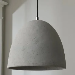 Mira Concrete Dome Pendant