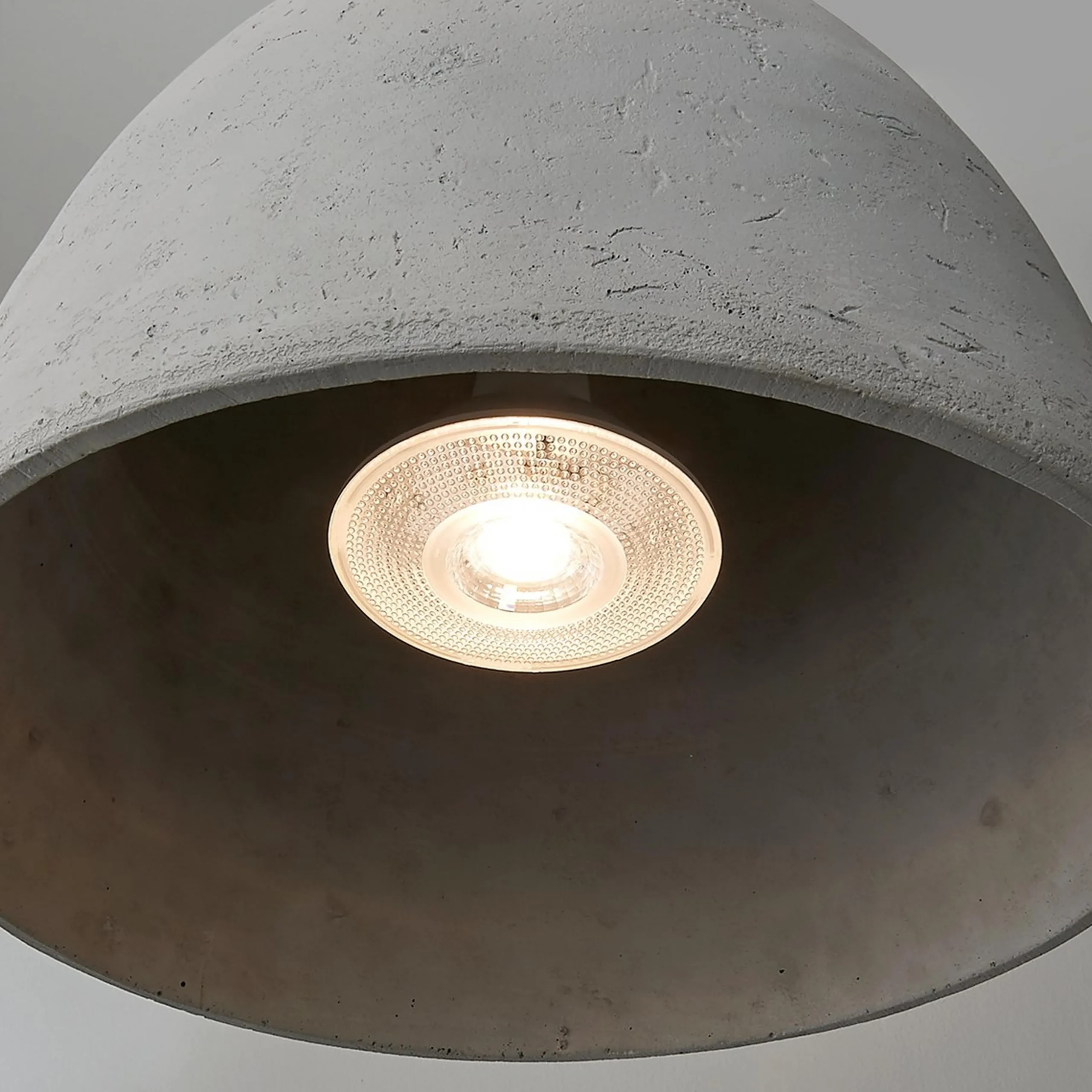 Mira Concrete Dome Pendant