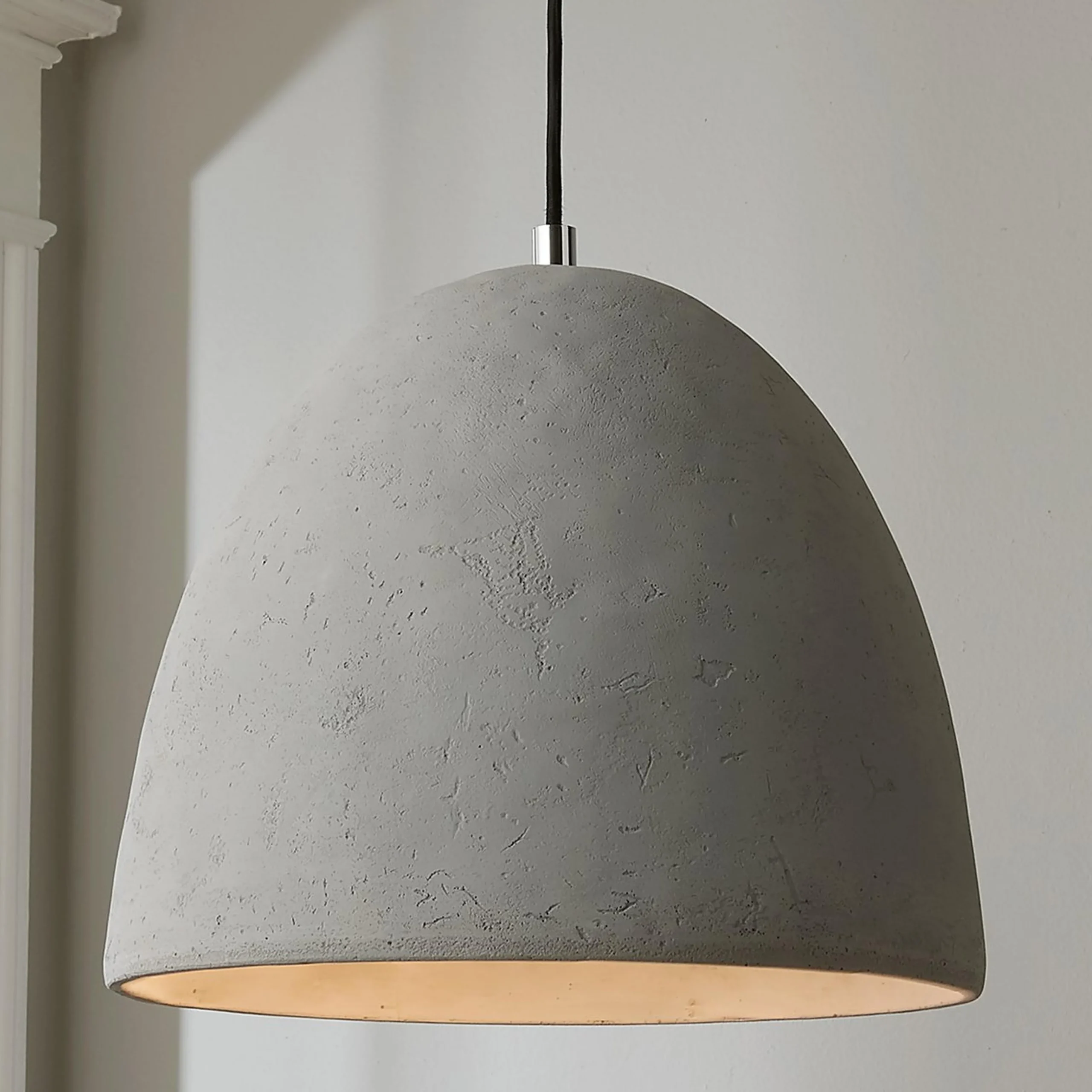 Mira Concrete Dome Pendant