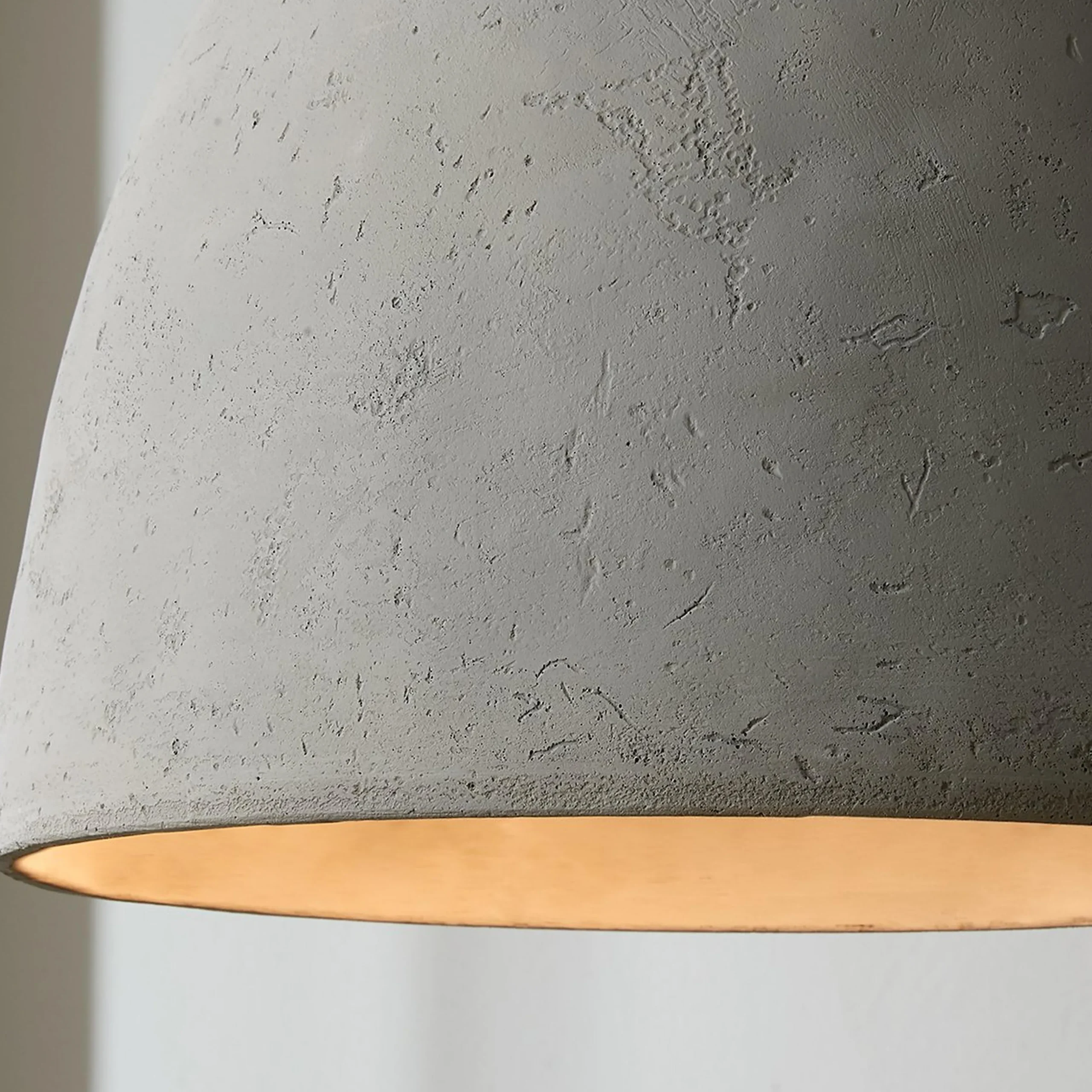 Mira Concrete Dome Pendant