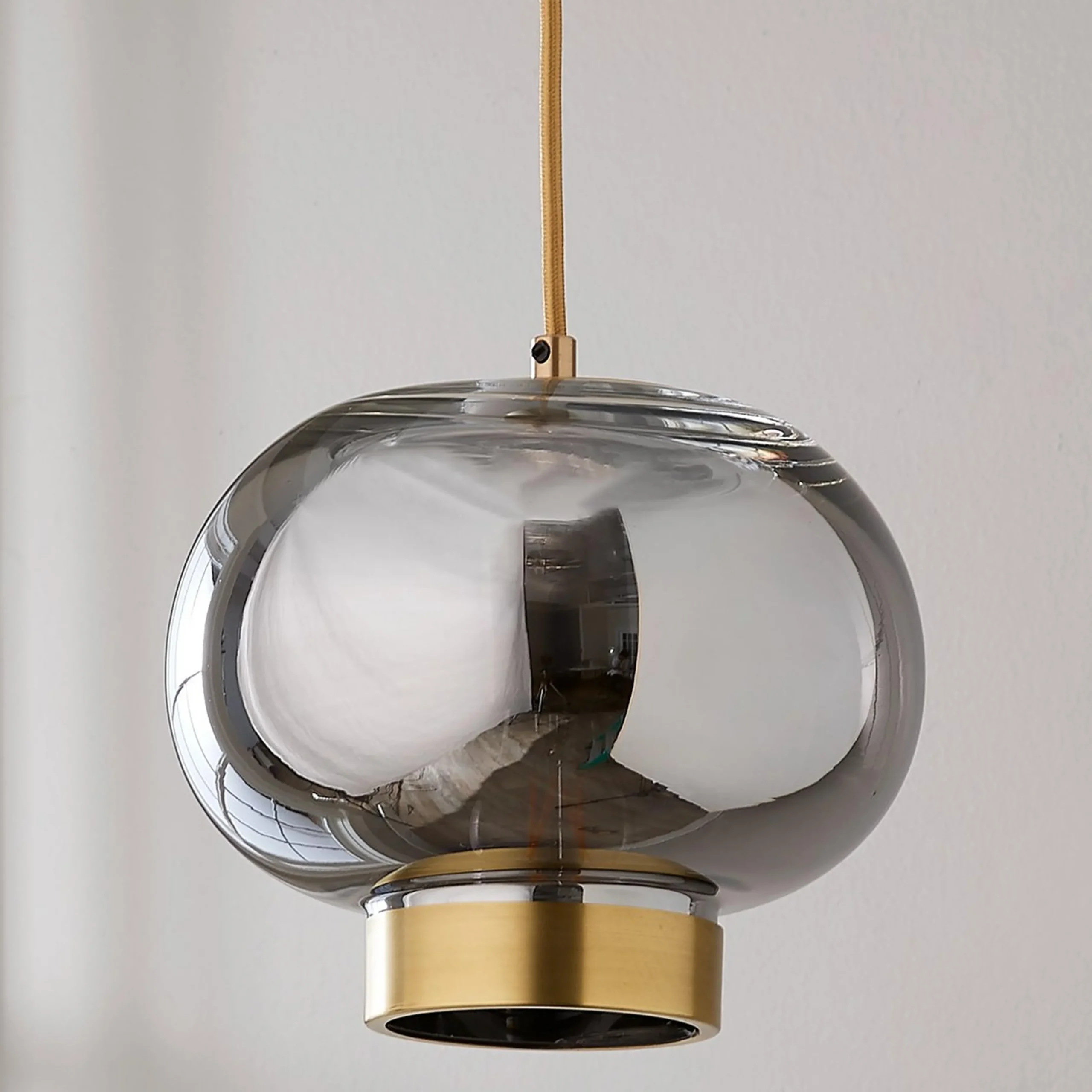 Mirrored Bulb Pendant